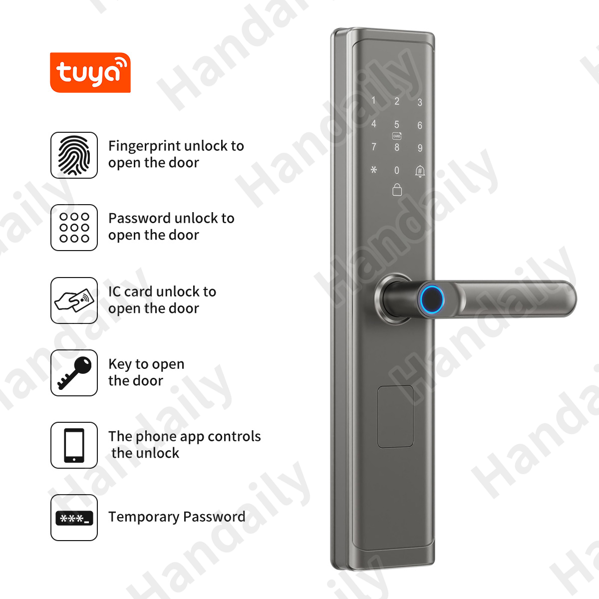 Tuya Wifi TTlock App Fingerpri - Smart Home Door Lock recension och pris