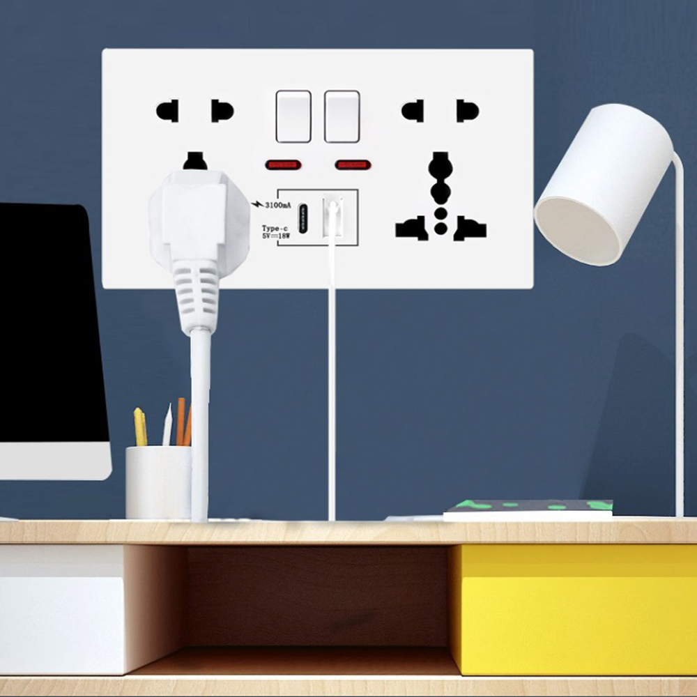 18W Type-C Fast Charge Wall Ou - Smart Wall Socket recension och pris