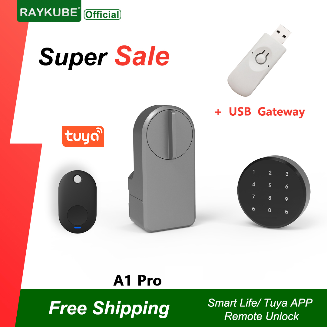 RAYKUBE A1 Pro Tuya BEL Smart  - Smart Home Door Lock recension och pris