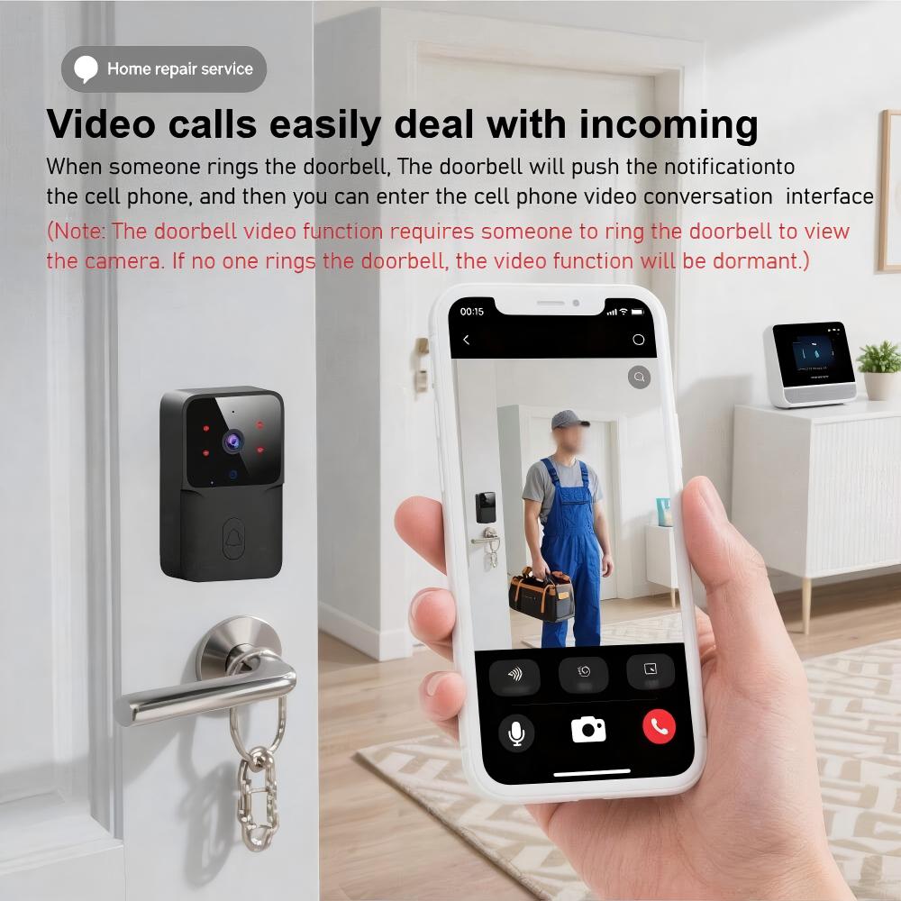 Smart WiFi Wireless doorbell I - Smart Home Video Doorbell Installation recension och pris