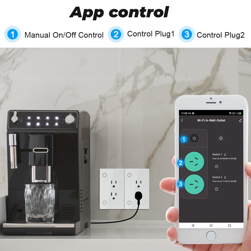 16A Tuya Wifi Socket Us Plug O - Smart Outdoor Plug recension och pris