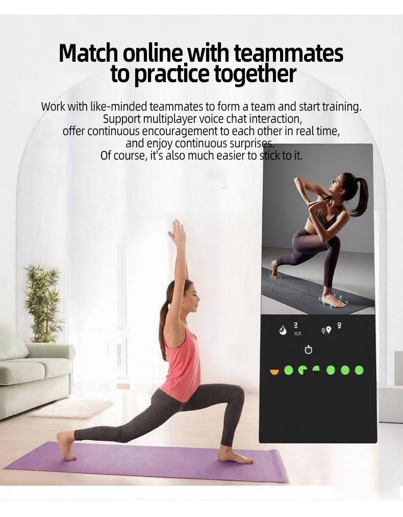 Smart A-Shape Fitness Mirror w - Smart Home Gym Mirror recension och pris