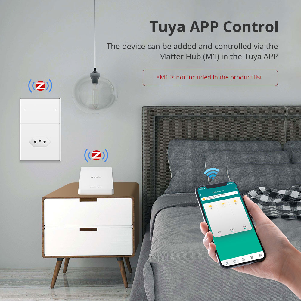 Zemismart Zigbee 10A Brazil So - Smart Home Hub Matter recension och pris