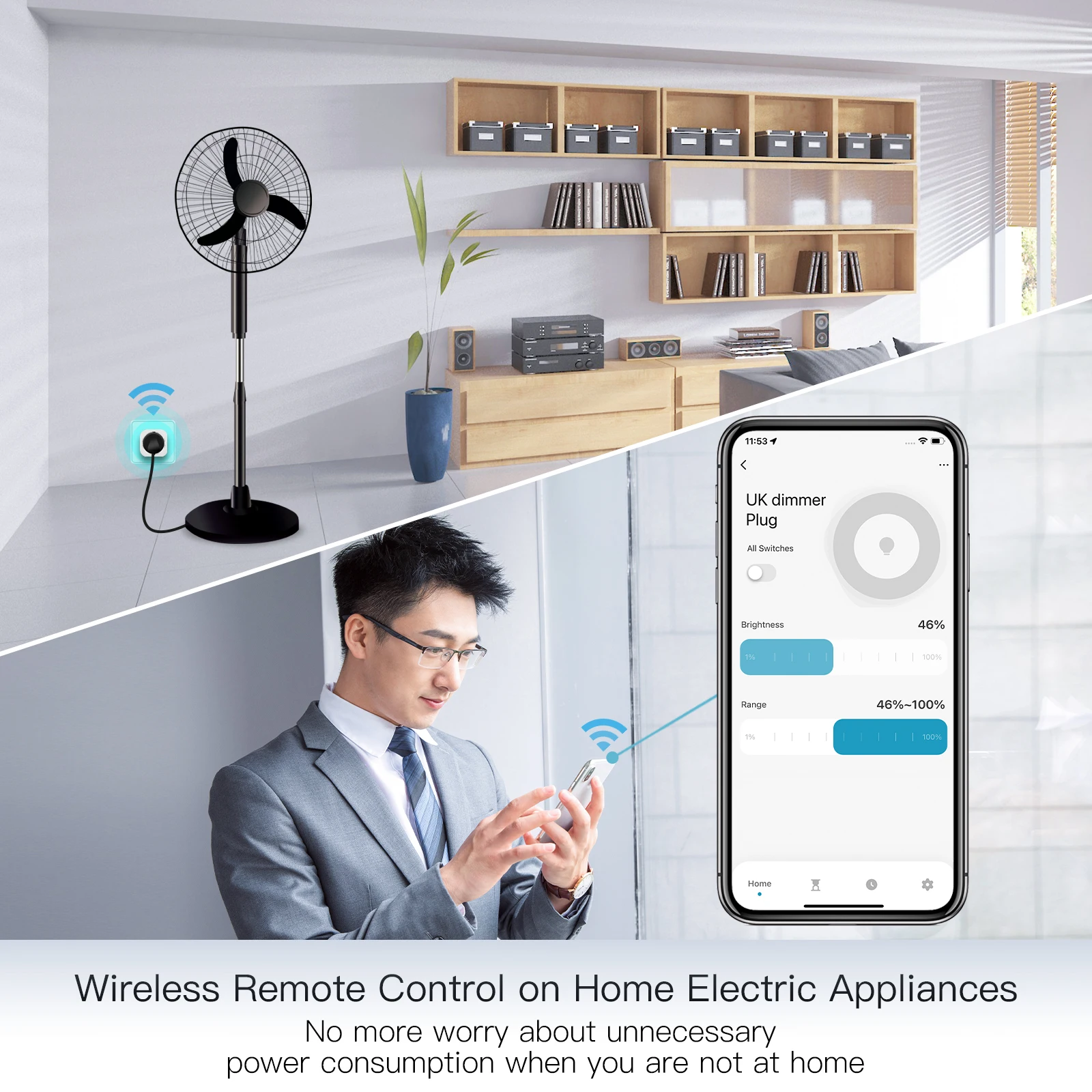 MOES Tuya WiFi Smart Plug Dimm - Smart Wall Socket recension och pris