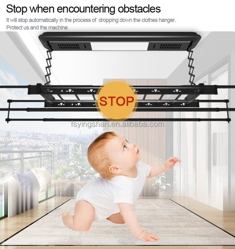 Smart Drying Rack Custom Wall  - Smart Home Laundry recension och pris