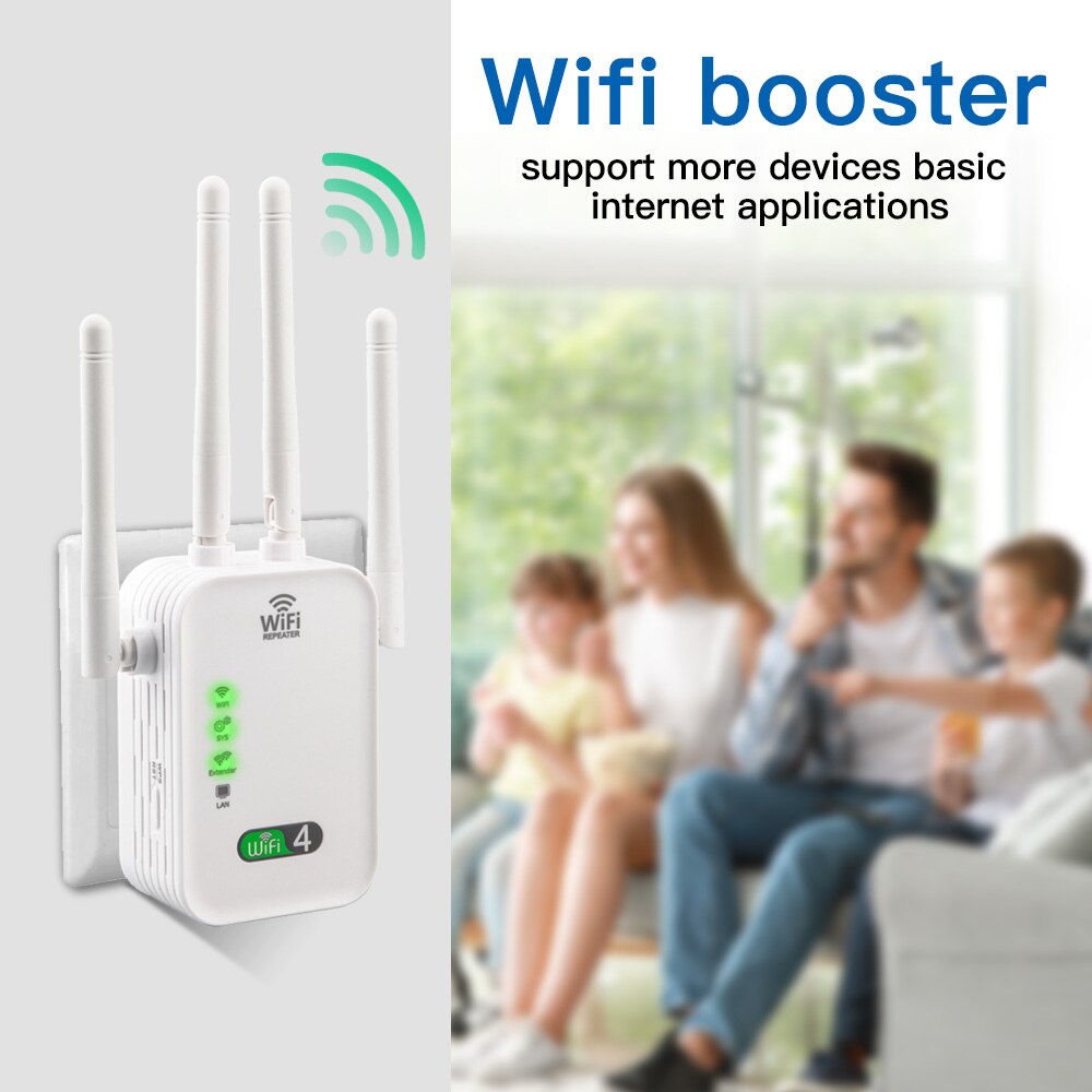 300M WIFi Repeater Wi-Fi Ampli - Smart Home Office recension och pris