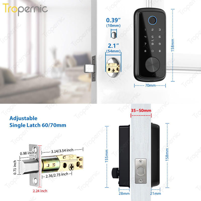 Tuya Zigbee Door Deadbolt Lock - Smart Home Gateway recension och pris