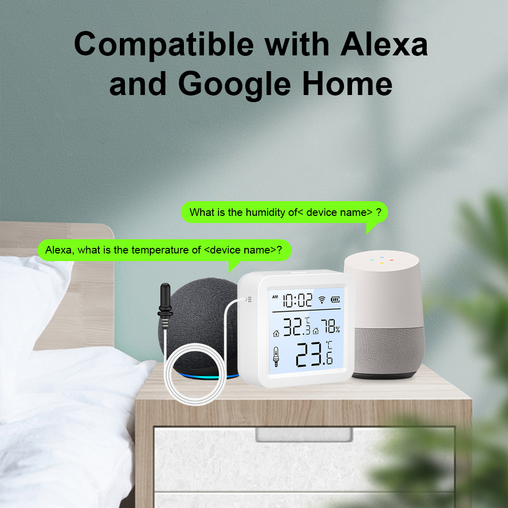 WiFi Humidity Temperature Sens - Smart Home Monitoring recension och pris