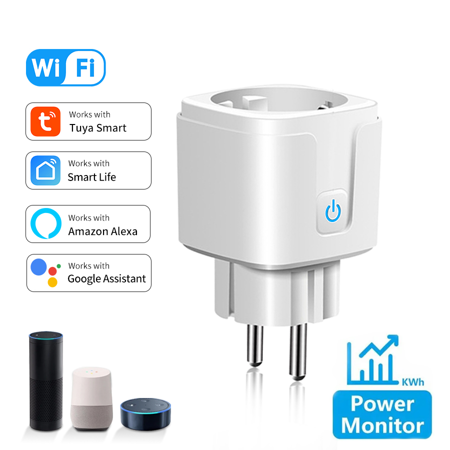 Tuya Smart Socket EU 16A AC100 - Smart Outdoor Plug recension och pris