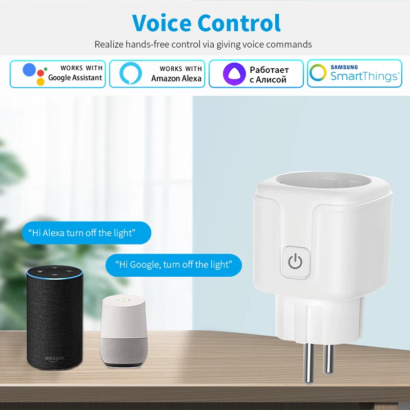 Tuya Smart Socket EU 16A AC100 - Smart Outdoor Plug recension och pris