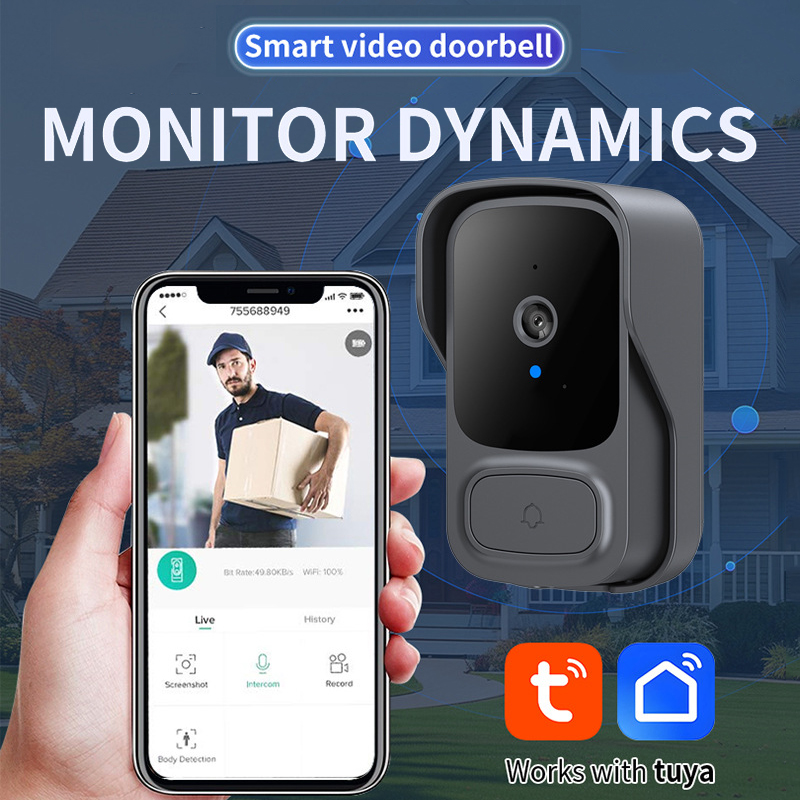 Tuay Wifi Doorbell Camera With - Smart Home Video Doorbell Installation recension och pris