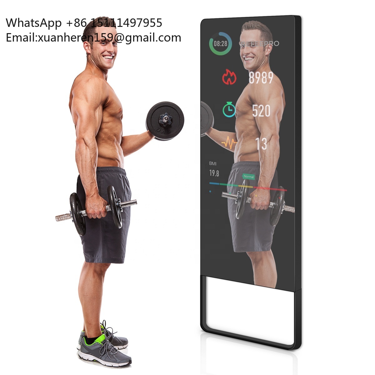 Tounchscreen Personal Trainer  - Smart Home Gym Mirror recension och pris