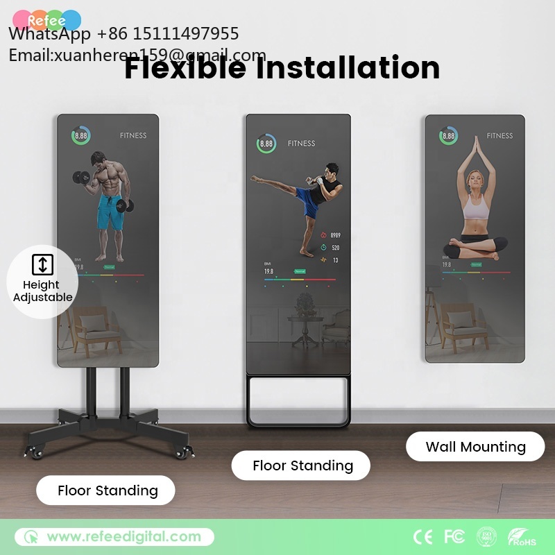 Tounchscreen Personal Trainer  - Smart Home Gym Mirror recension och pris