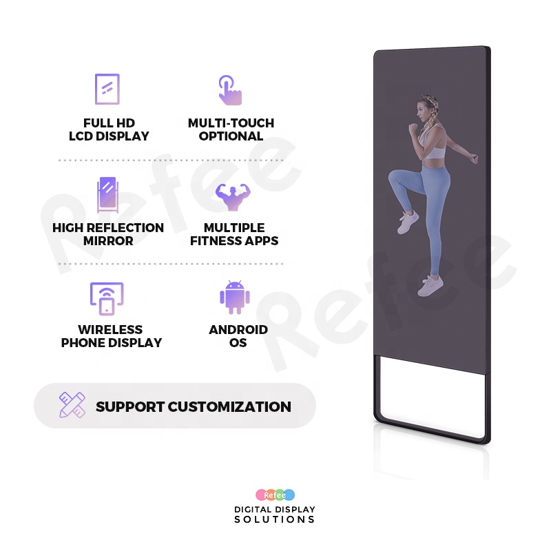 Home Smart Digital Mirror Andr - Smart Home Gym Mirror recension och pris